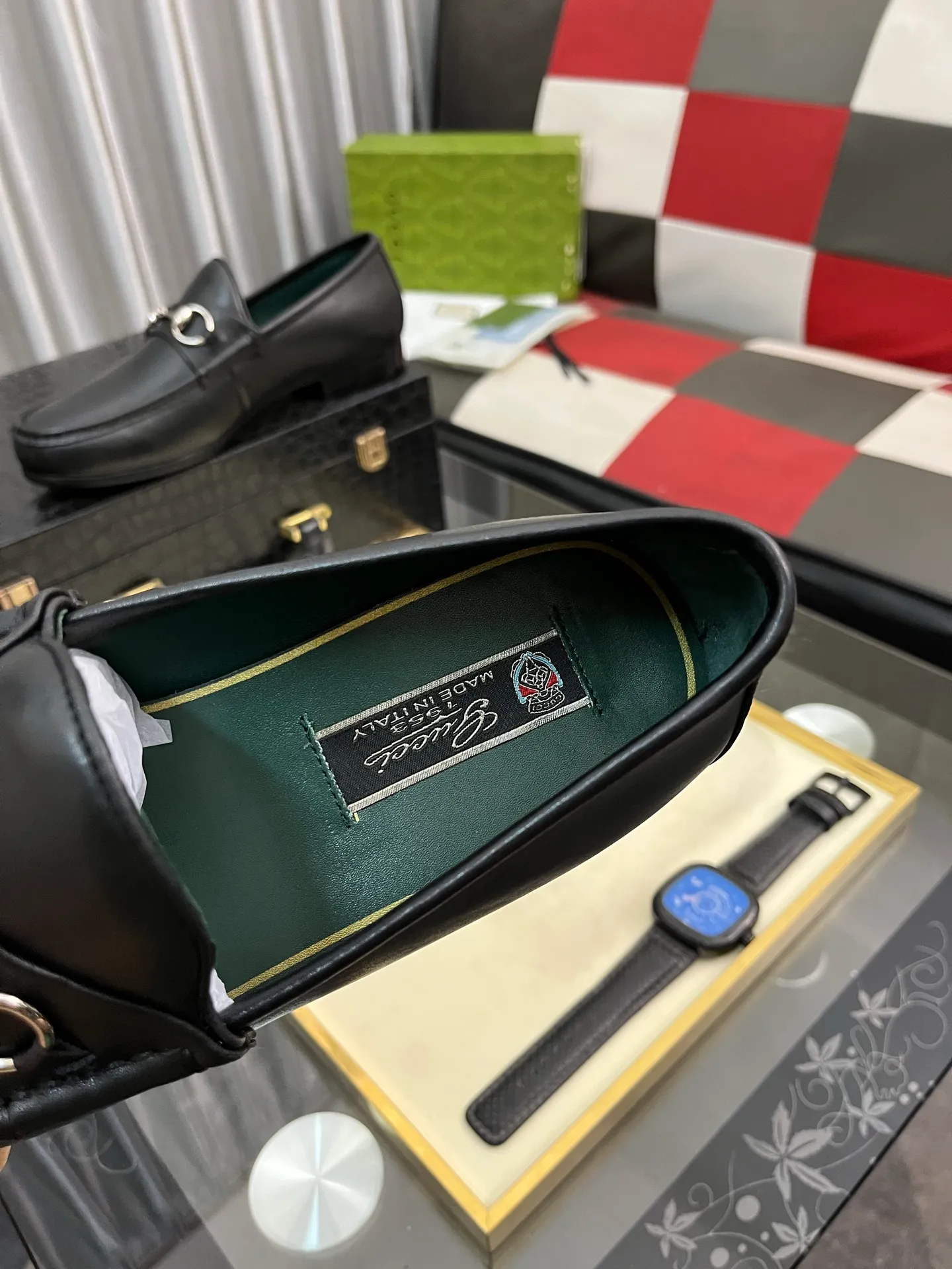 Men's Men's Shoes 💰540⌚️⌚️【GUCCI】The most popular classic Gucci leather shoes. Synchronized with the official website, the upper is made of Italian first-layer cowhide ➕cowhide lining, with unique brand and unique craftsmanship. Highlighting the hot style of the new year. Stop hesitating, stop wandering, get it now. Digital: 38--444️⃣colors available